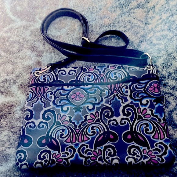 EUC Relic Psychedelic Print Vegan Leather Multi-Pocket Purse - Picture 5 of 15